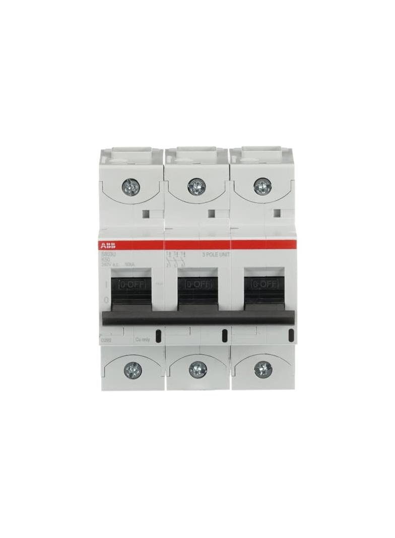 S803U-K50 Wyłącznik nadprądowy 50kA 3P K50A 2CCS863017R0577 ABB
