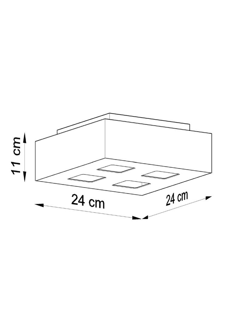 Sollux Plafon MONO 4 biały SL.0069