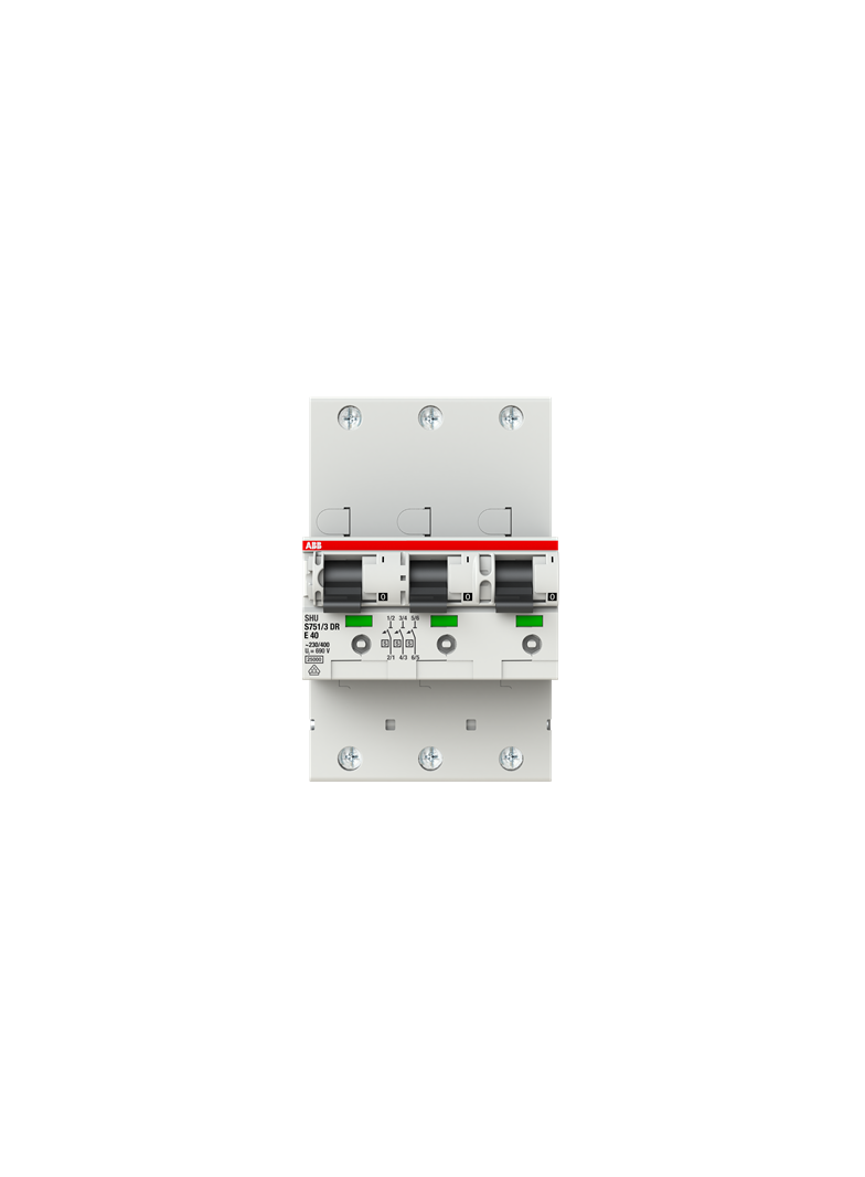 S751/3DR-E40 wyłącznik nadprądowy 3Px1 selektywny E40A 25kA AC 2CDH781001R2402 ABB