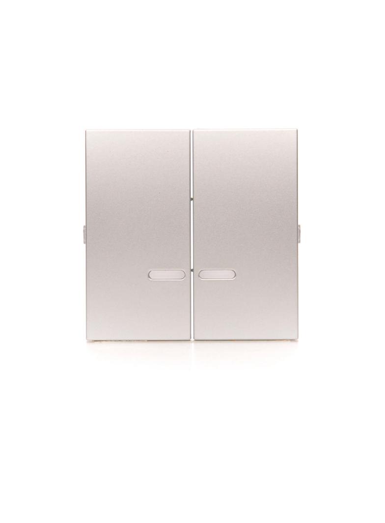 Simon 54 Klawisze z oczkiem do mechanizmów: SW6/2XLM SW7/2XM SW6P1M srebrny mat