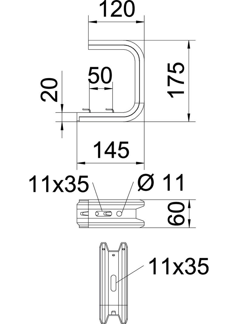 TPDG/145, UCHWYT SCIENNY I SUFITOWY