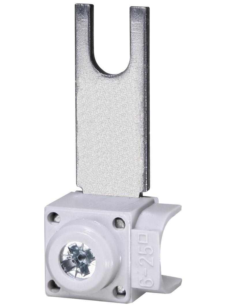 EFB-25FS-28 Zacisk zasilający widełkowy,podłączenie boczne