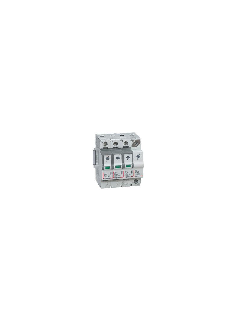 OGRANICZNIK PRZEPIĘĆ T1+T2 8/50 3P+N, Legrand