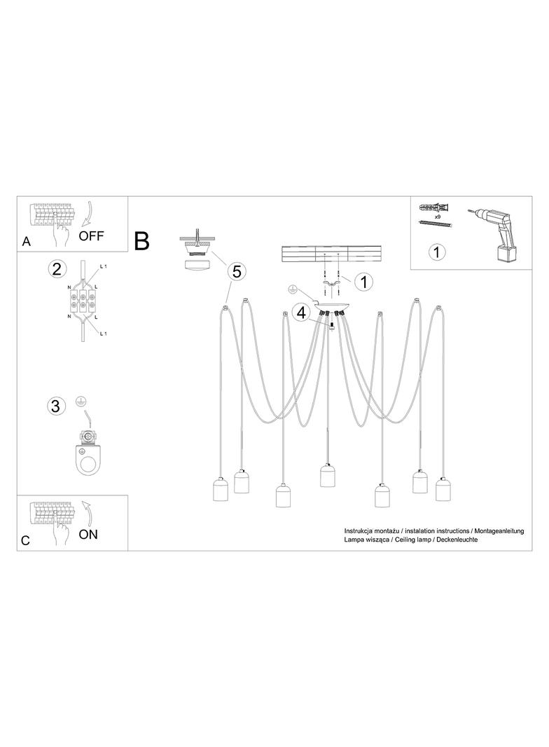 Sollux Żyrandol NESO 7 SL.1162