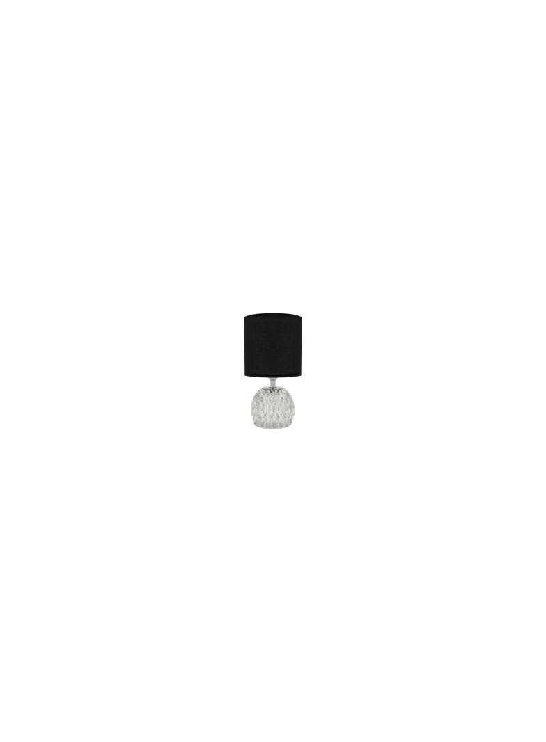 Lampka stołowa nocna ZEFIR E14 czarna glamour 04724 IDEUS