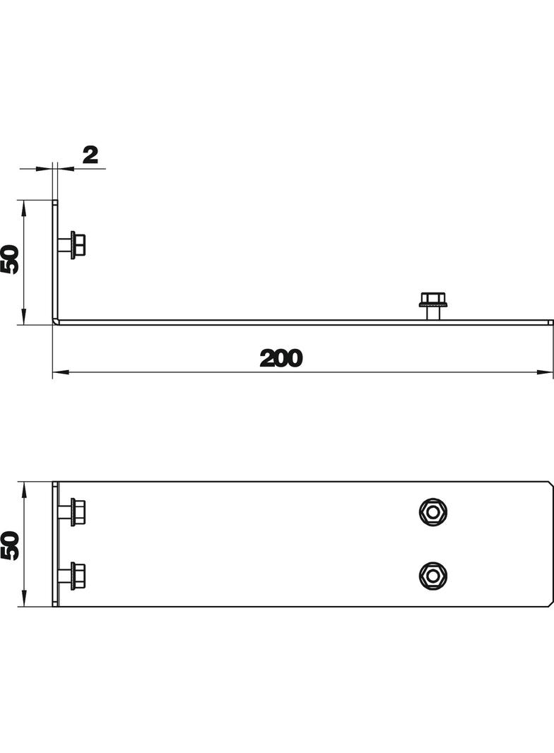 OKB V 250, Łącznik dla kanału OKB z listwą szczotkową