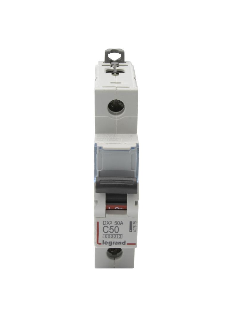 Wyłącznik Nadprądowy S 301 1P C50A 6kA DX3 407675 LEGRAND
