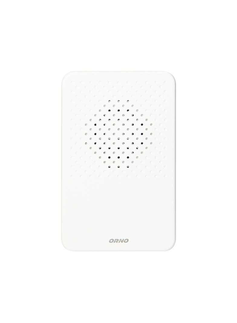 Dzwonek elektroniczny jednotonowy LARK MAXI AC 230V biały OR-DP-MR-161/W ORNO