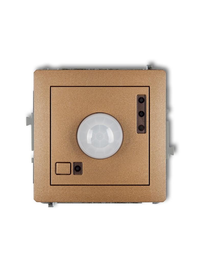 DECO Mechanizm elektronicznego czujnika ruchu złoty metalik