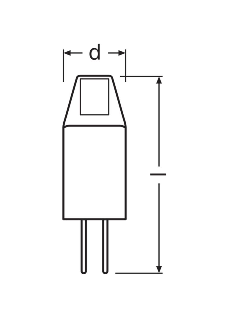 PIN MICRO CL 10 non-dim 1W 827 G4 TRZONKI SPECJALNE LEDVANCE