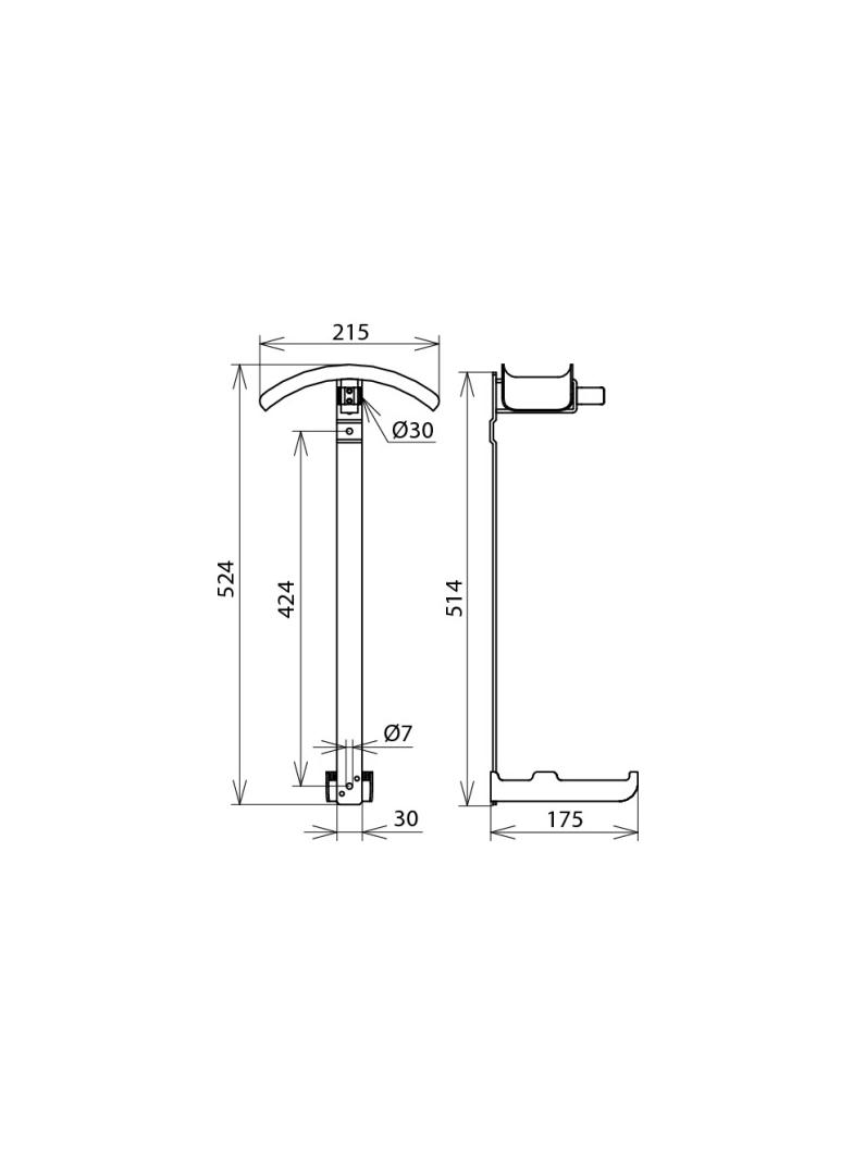 Wieszak do uziemiacza