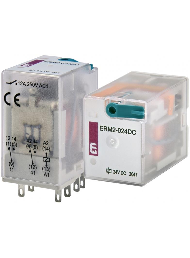 Przekaźnik 2 stykowy 24V DC ERM2-024DC 002473000 ETI