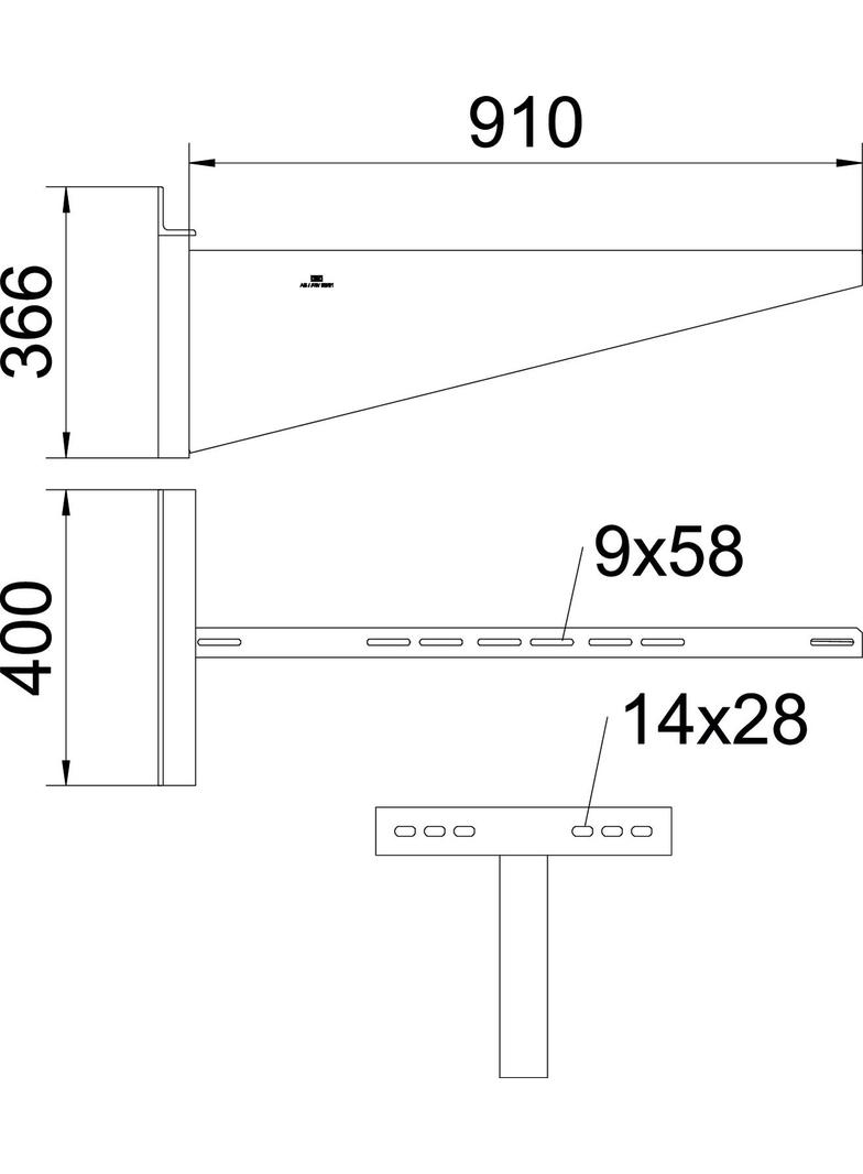 AWSS/91, WSPORNIK ŚCIEN.WYK.ĆIĘŻ.910 FT