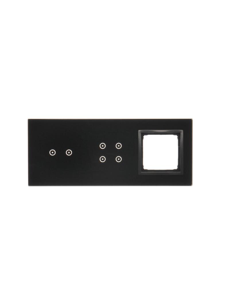 Simon 54 Touch Panel dotykowy S54 Touch 3 moduły 2 pola dotykowe poziome + 4 pola dotykowe + 1 otwór na osprzęt S54 zastygła lawa DSTR3240/73 KONTAKT