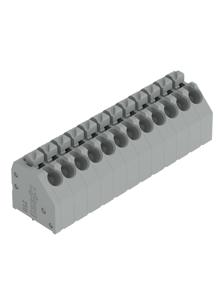 listwa zaciskowa do pł. drukowanych 12-bieg. szara raster 3,5 mm /25szt./ WAGO