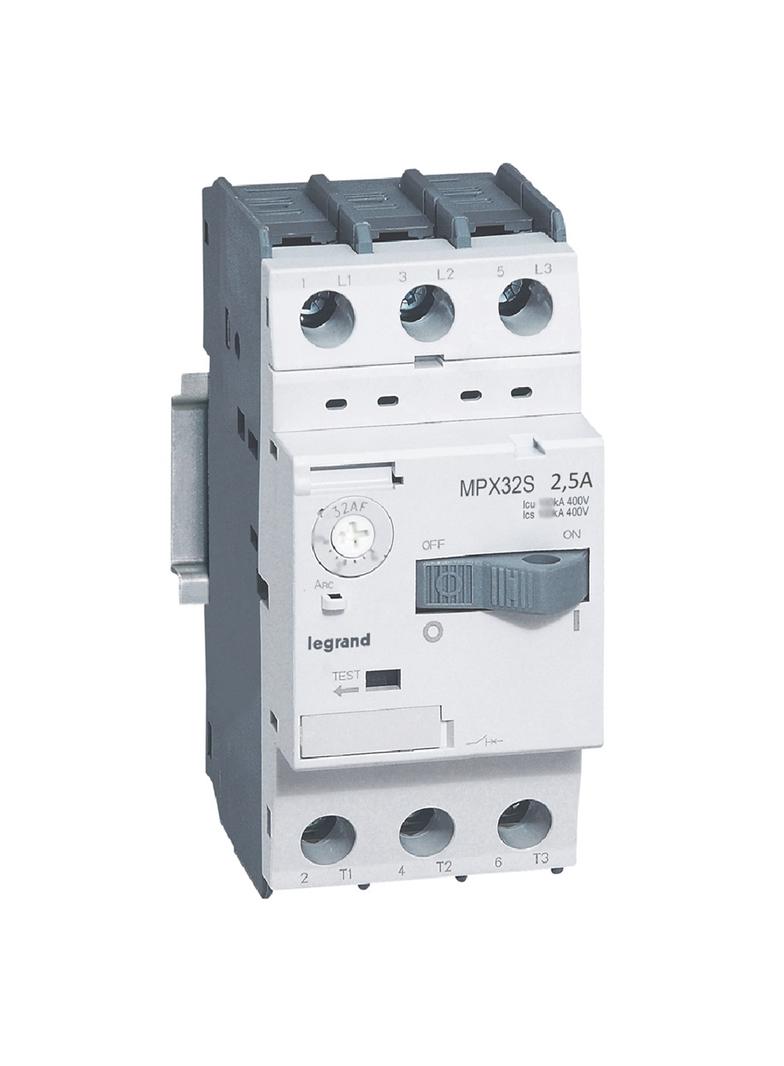 Wyłącznik Silnikowy 3P 0,75Kw 1,6-2,5A Mpx3 32S 417306 LEGRAND