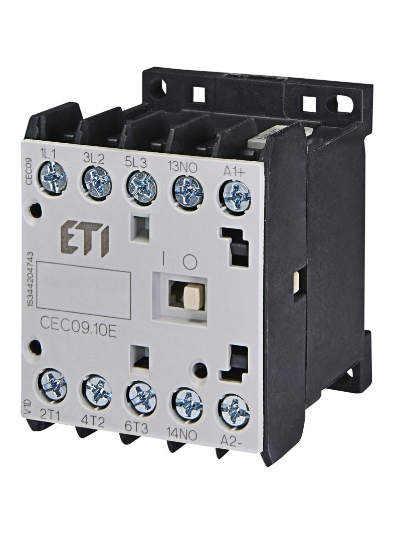 Stycznik silnikowy miniaturowy CEC09.10-400V-50/60HZ 004641067 ETI