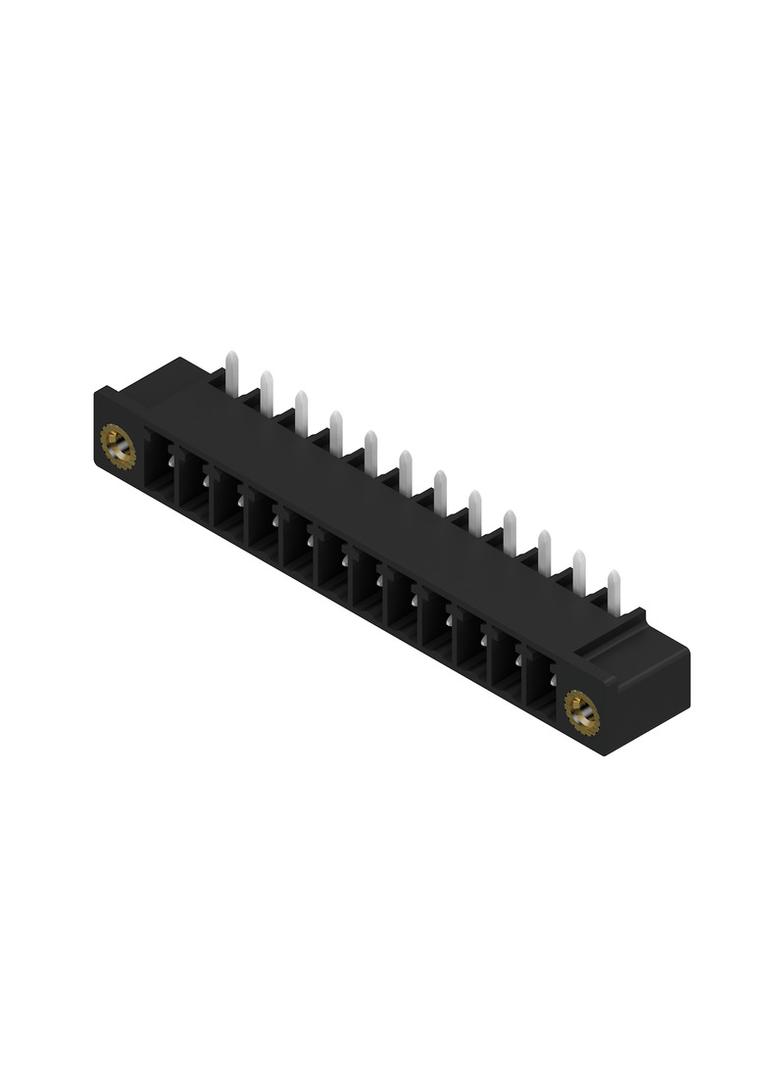 SC-SMT 3.81/12/270F 3.2SN BK BX Wtyki PCB (złącza płyty), 3.81 mm, Liczba biegunów: 12, kąt odejścia: 270° /50szt./ 1037110000 WEIDMÜLLER