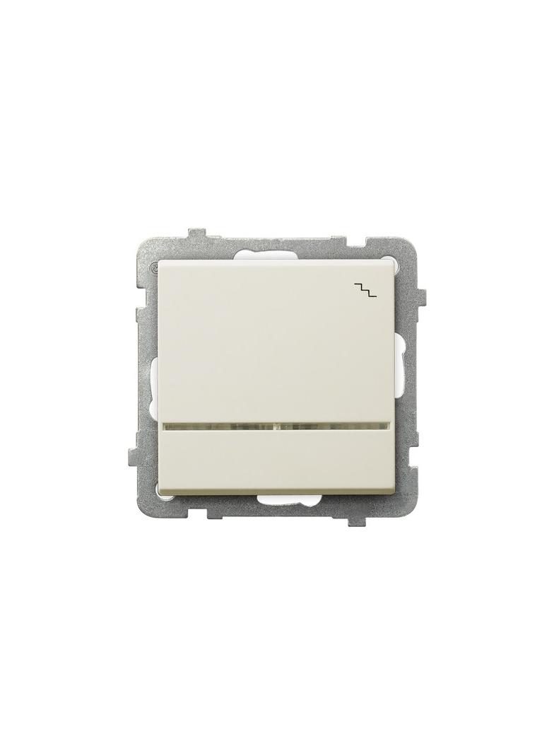 SONATA Łącznik schodowy z podświetleniem pomarańczowym - kolor ecru