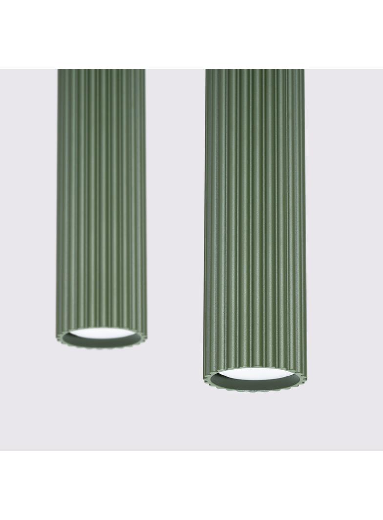 Sollux Lampa wisząca KARBON 2 zielona oliwka SL.1612