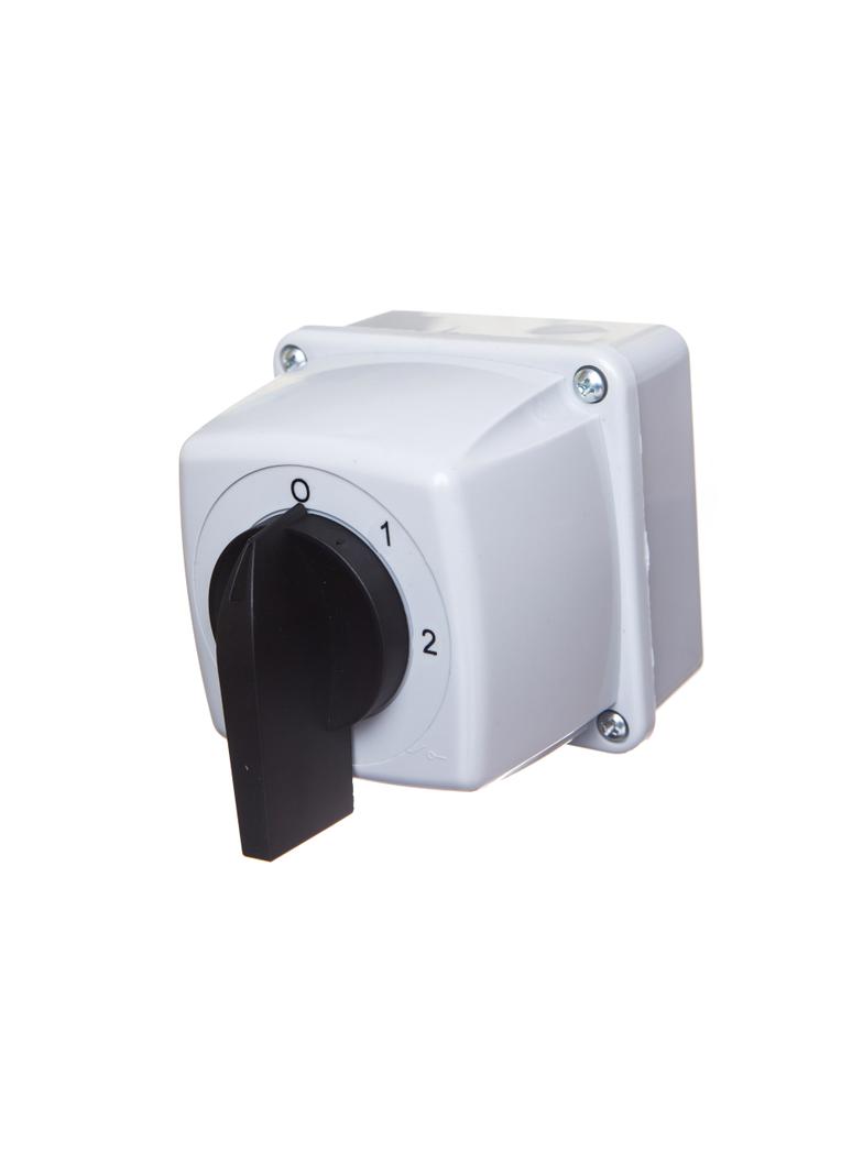 Łącznik krzywkowy 0-1-2 5P 16A w obudowie IP44 Łuk E16-33  951632 ELEKTROMET
