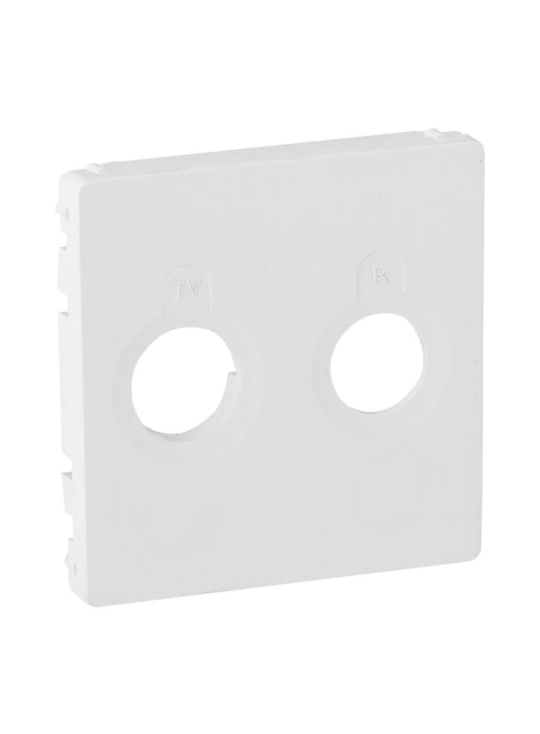 VALENA LIFE PLAKIETKA GNIAZDA TV-RD BIAŁE, Legrand