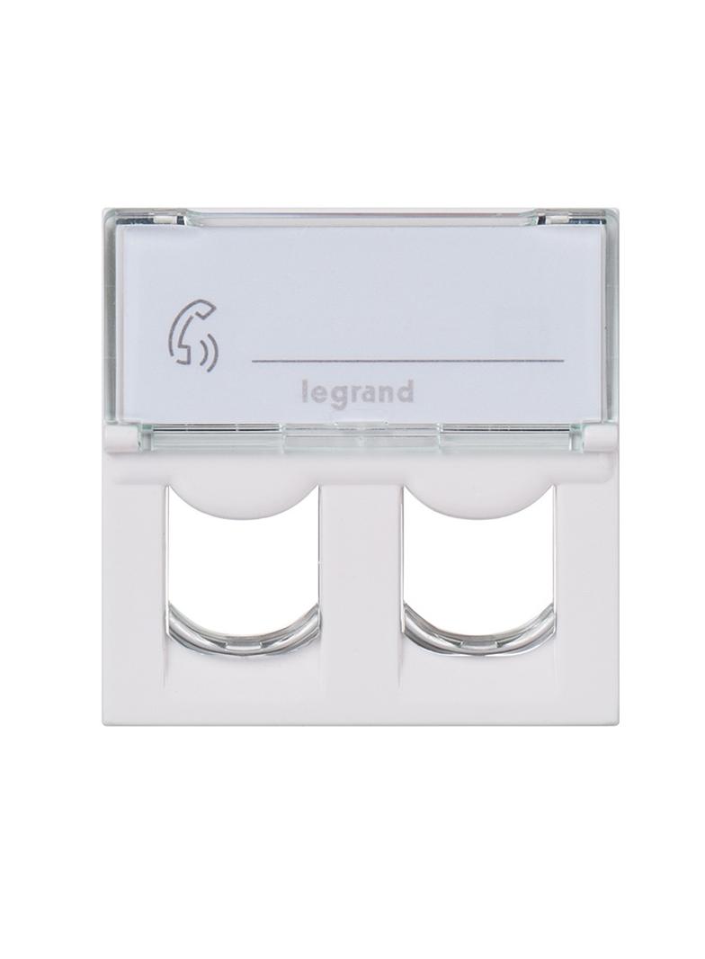 Mosaic Adapter Do Złączy Podwójnych Systimax Biały 078603 LEGRAND