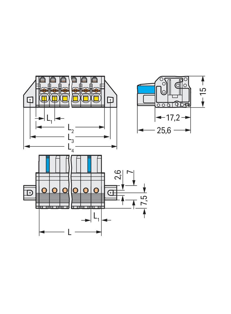 1-przewodowe gniazdo