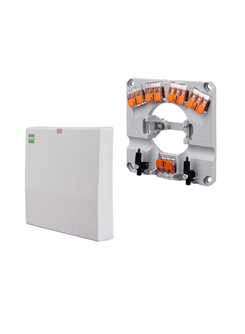 Puszka AGD/HAD 4-S uniwersalna (natynkowo-podtynkowa) przyłączeniowa do piekarnika/kuchenki szybkozł