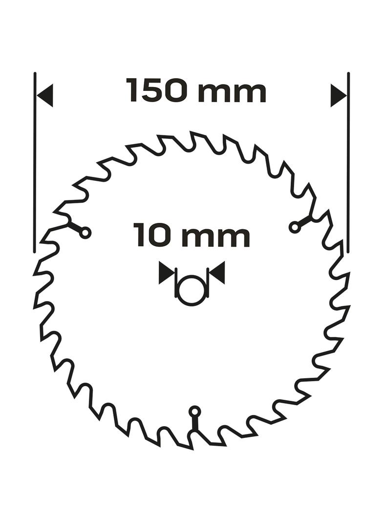 Tarcza do pilarki, widiowa 150 x 10mm, 1.6mm , 24 zęby, Energy+
