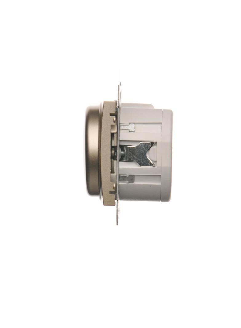 Simon 54 Ściemniacz naciskowo-obrotowy 20–500 W złoty mat