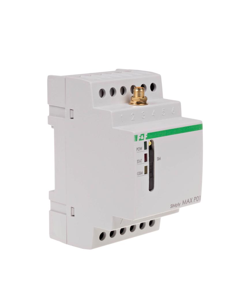 przekaźnik zdalnego sterowania GSM (SMS); 2xWY, 2xWE; załącz/wyłącz/powiadom zasilanie 230V AC styki