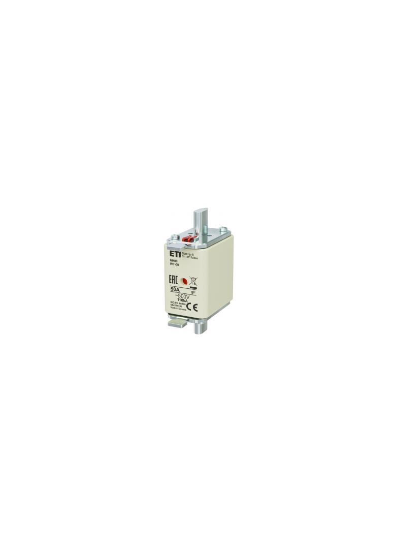 Wkładka topikowa NH szybka KOMBI NH00 WT-00 gF 50A 500V 004114336 ETI