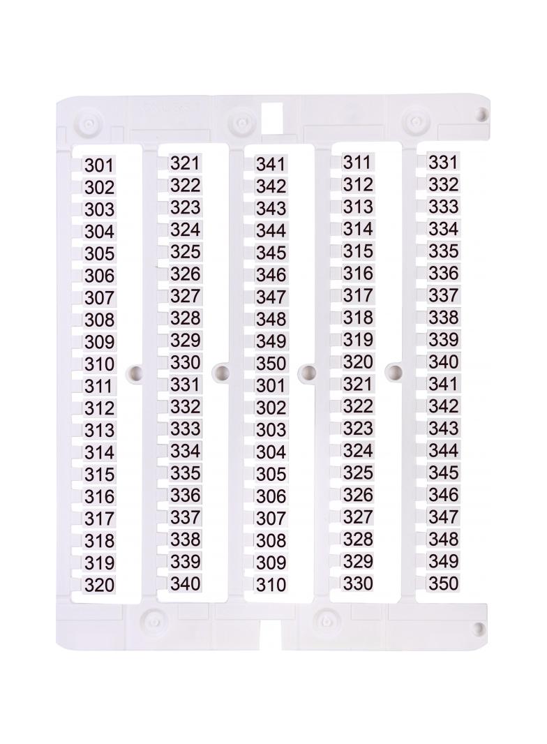 Oznacznik 301 do 350 (100 szt.) ES-NU0851301 003903083 ETI