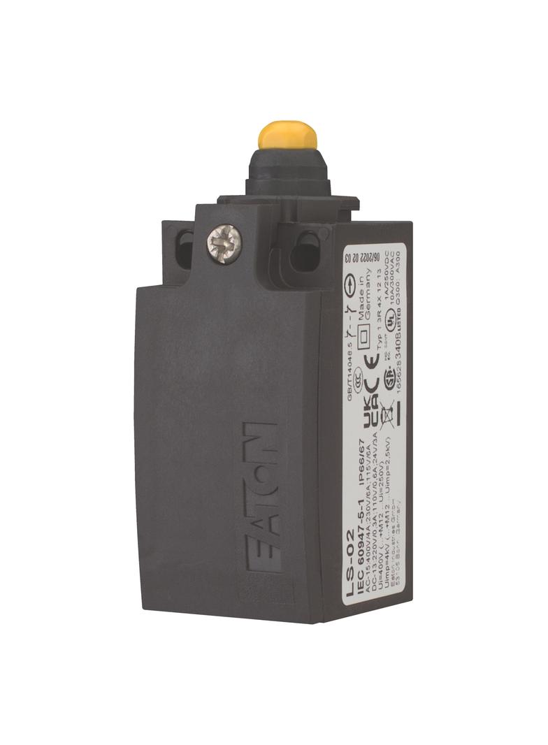 LS-02-SW Łącznik krańcowy 2R 0Z wolnoprzełączający tworzywo popychacz kopułkowy 272009 EATON