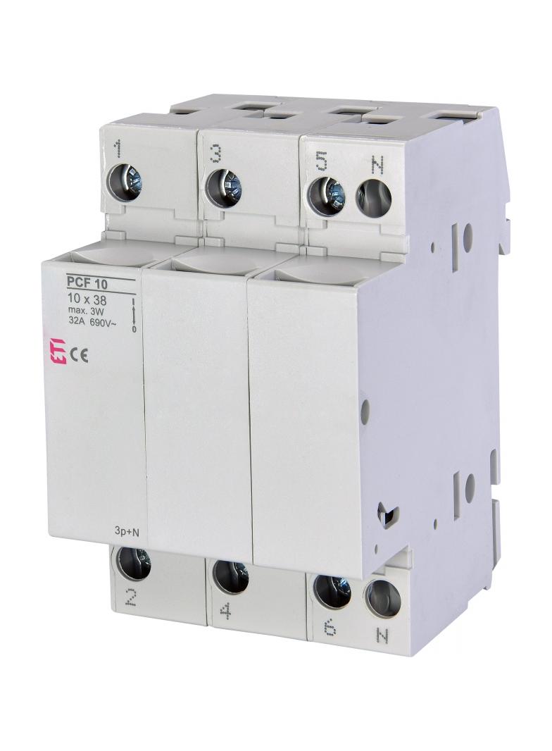 Rozłącznik bezpiecznikowy PCF 10 3P+N 002550005 ETI