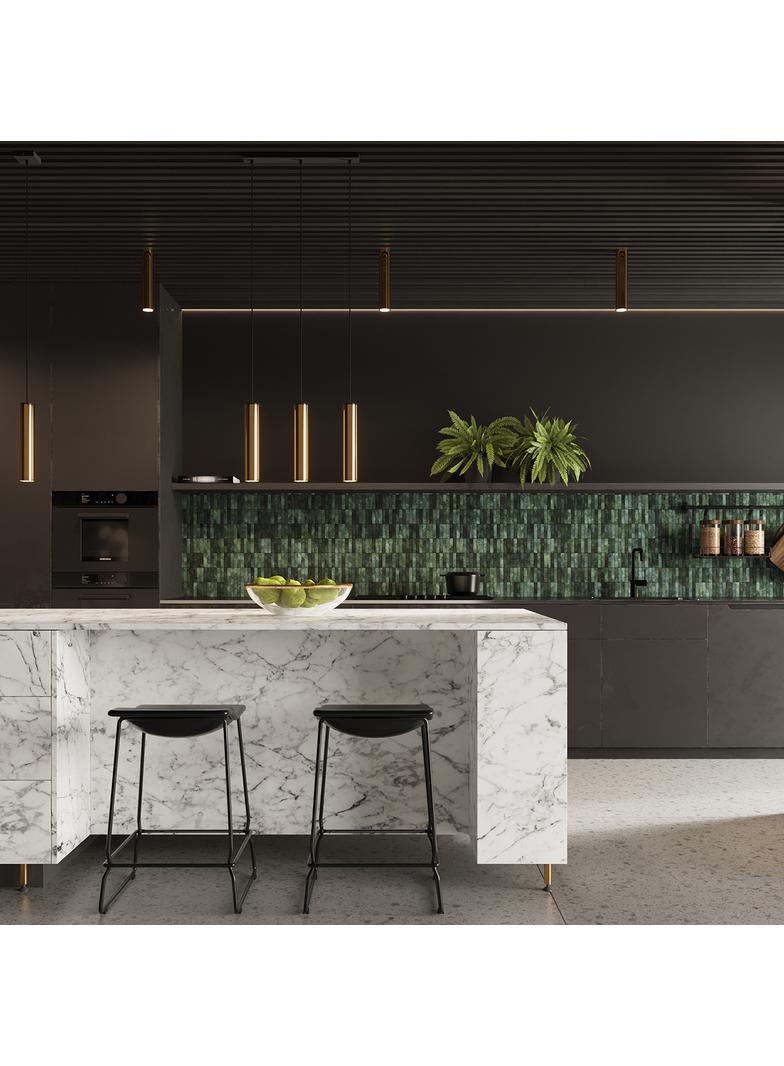 Sollux Lampa Wisząca LAGOS 1 złoty połysk SL.1200