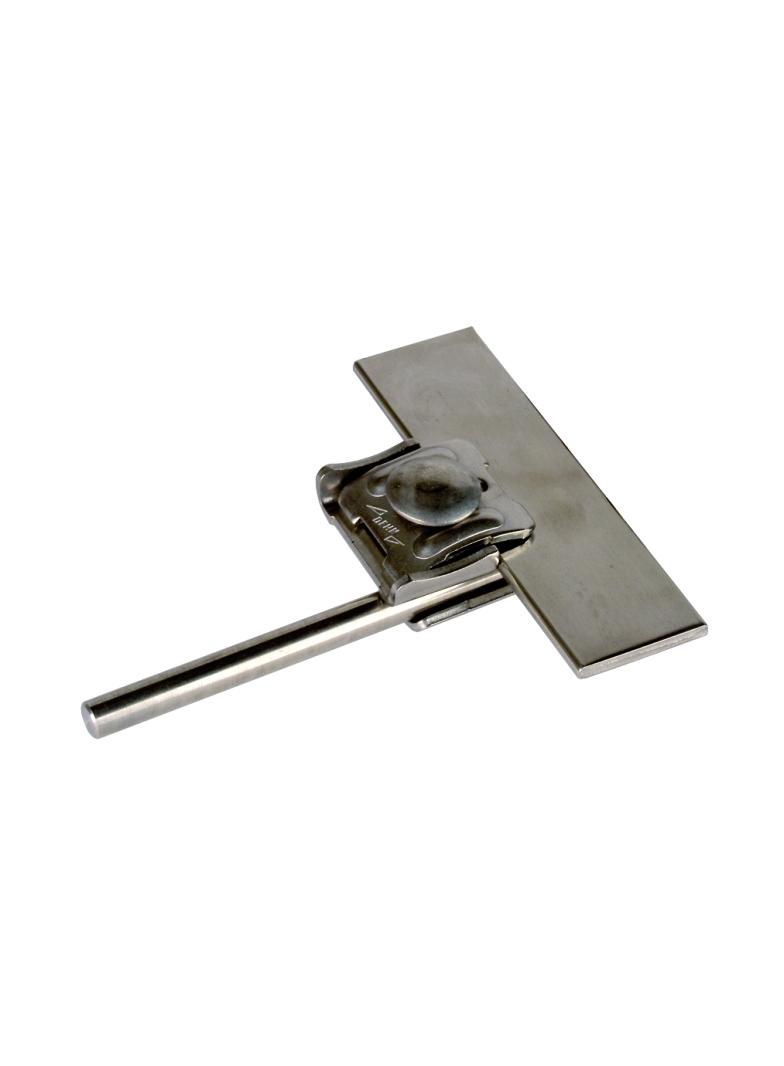 Zacisk krawędziowy 0,7-8 mm, stal nierdzewna NIRO