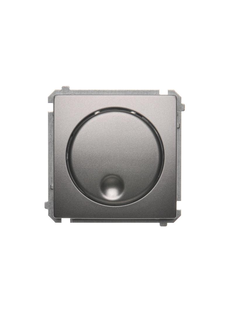 Simon Basic Ściemniacz naciskowo-obrotowy 20–500 W 230V stal inox