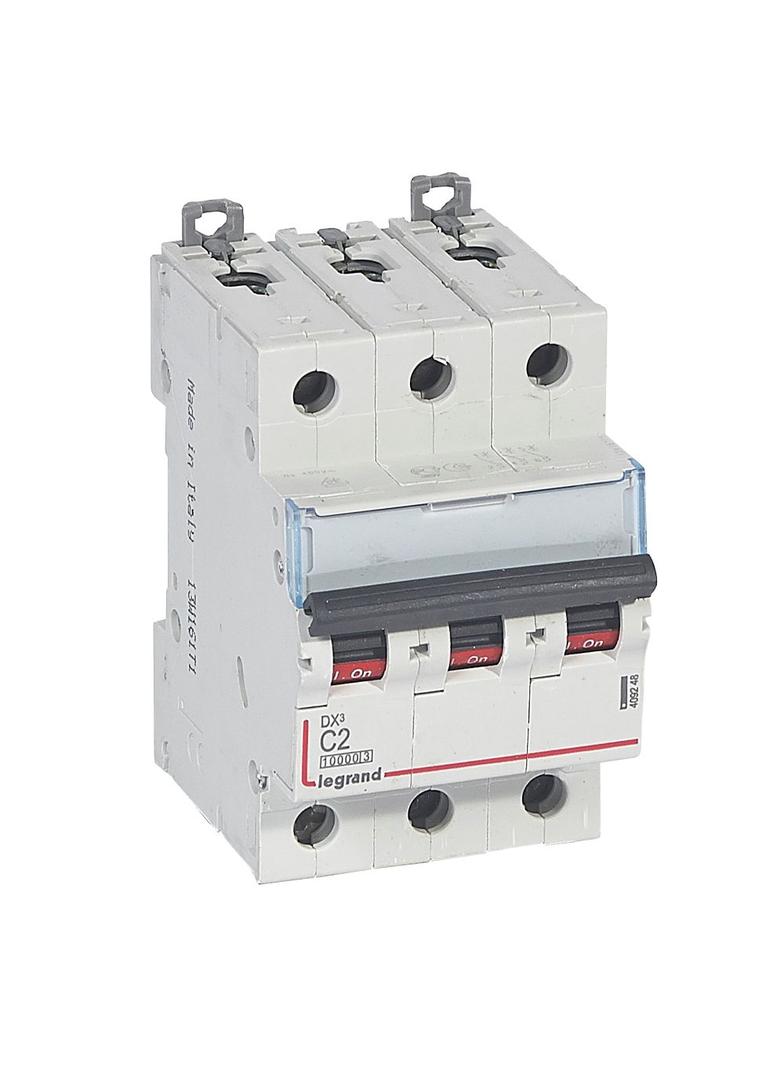 WYŁĄCZNIK NADPRĄDOWY S 313 3P C 2A 10000A SERII DX3, Legrand