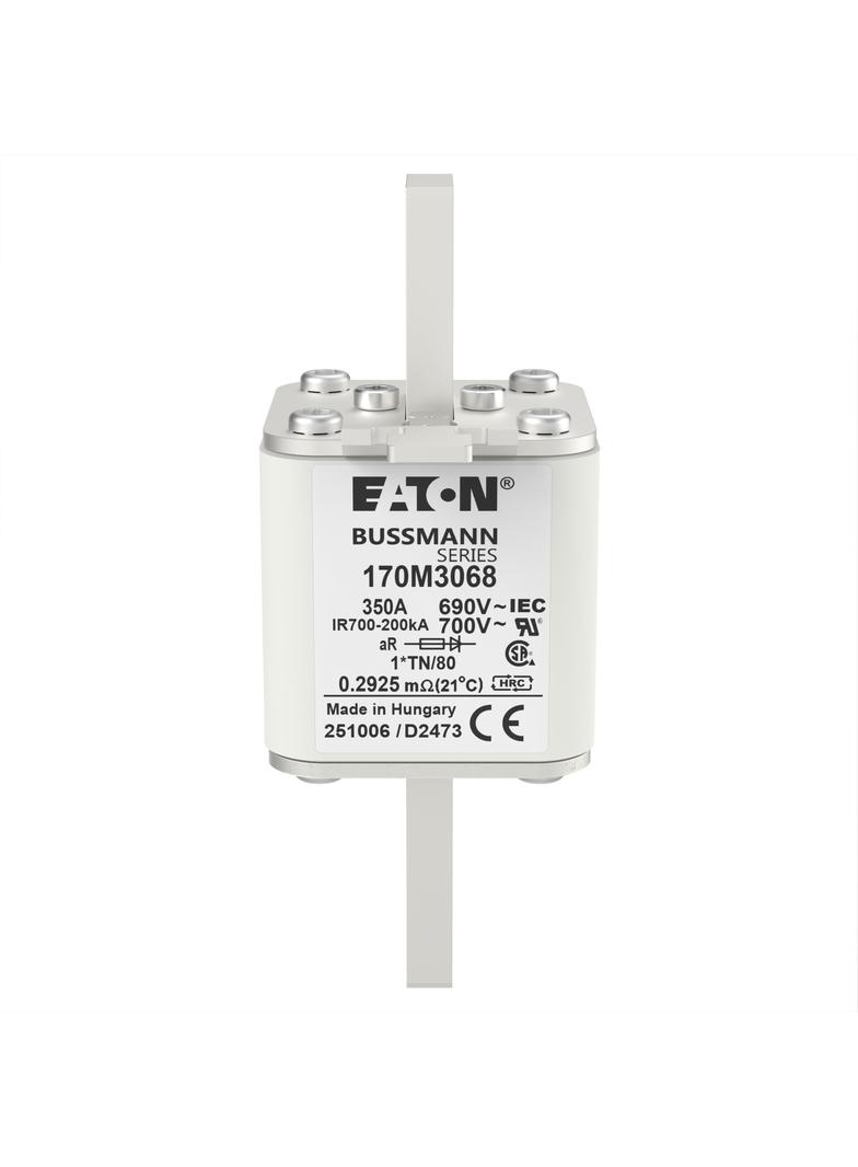 350A 690V 1*TN/80 aR INDICATOR FUSE Wkładka szybka 350A AC 690V compact DIN 1 45x58x104 mm 170M3068
