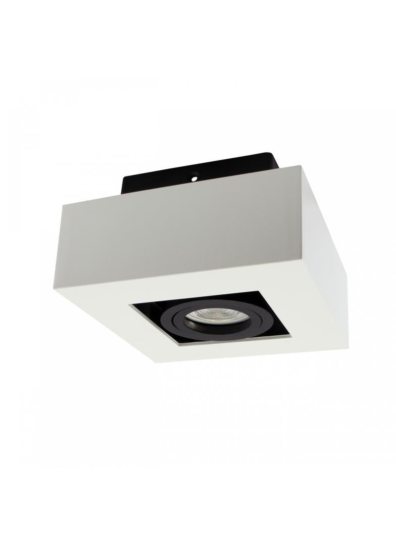 MIRORA GU10 NATYNKOWA GU10 250V IP20 145X145X85mm BIAŁY CZARNY kwadratowa ruchoma