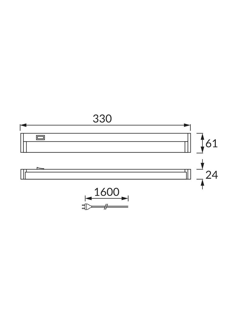 Podszafkowa oprawa liniowa SMD LED MANUEL LED 6,5W WHITE 4000K
