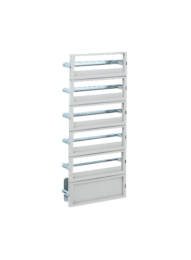 Thalassa Rama modułowa z wysłonami z tworzywa do PLA 76MOD 750x 500mm NSYDLP76G Schneider