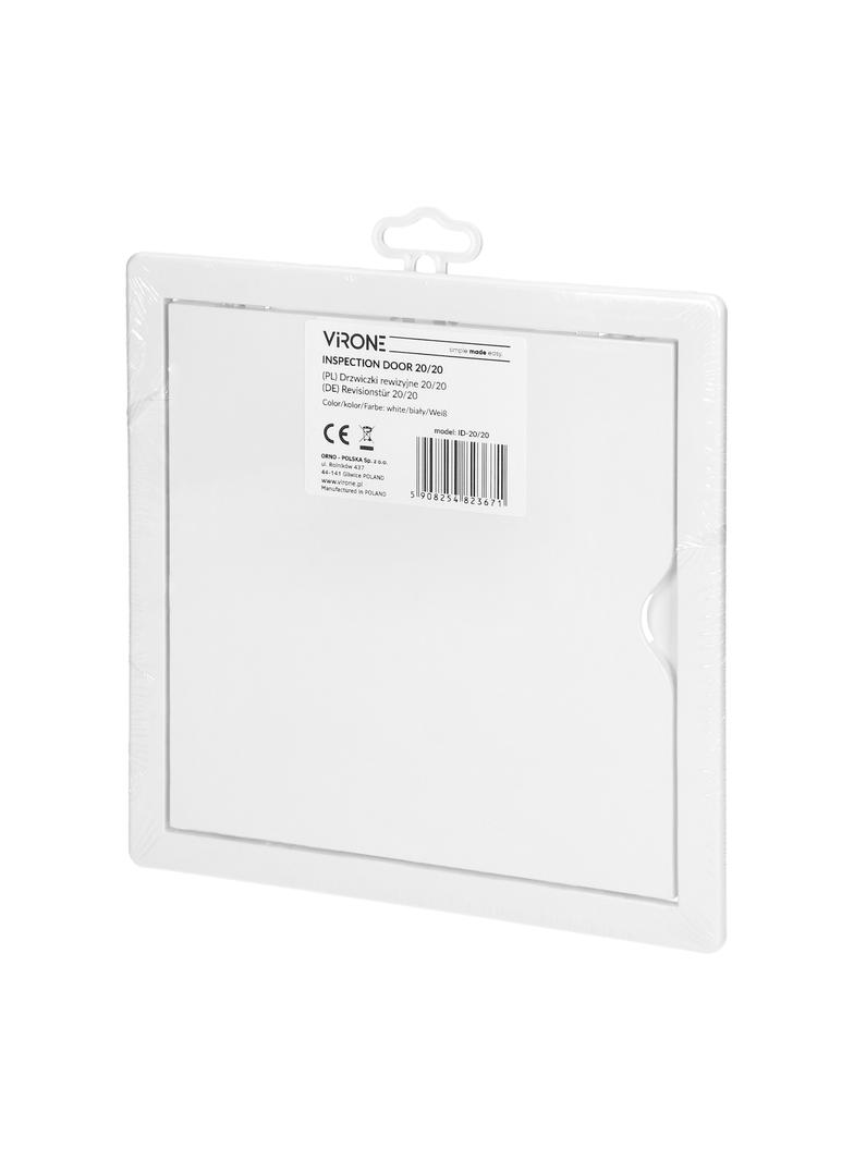 Drzwiczki rewizyjne białe 20/20 plastikowe ABS ID-20/20 VIRONE