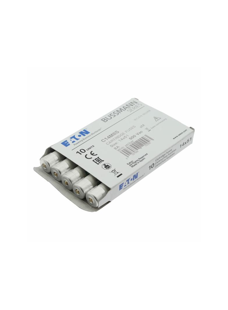 C14M8S Wkładka cylindryczna z wybijakiem 14x51 8A GG 500V AC C14M8S EATON