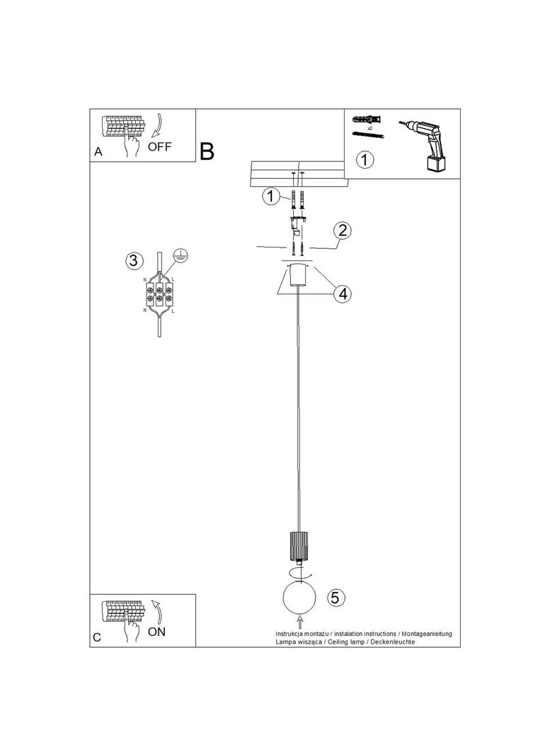 Lampa wisząca HALO 1 burgund