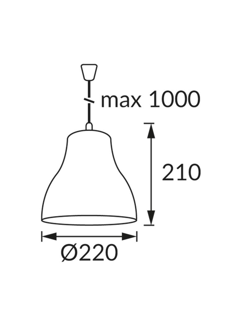 Wisząca oprawa oświetleniowa INKA WHITE 22