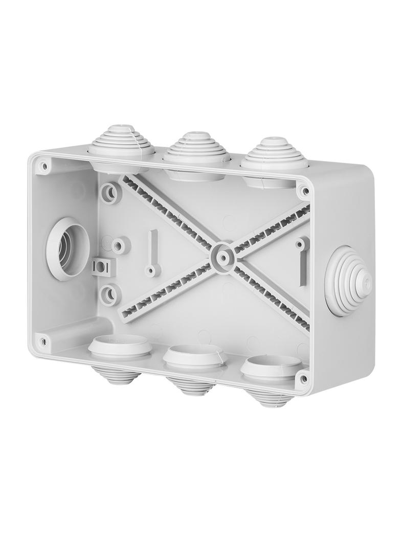 INDUSTRIAL Puszka n/t 198x139x82 z 8 dławicami