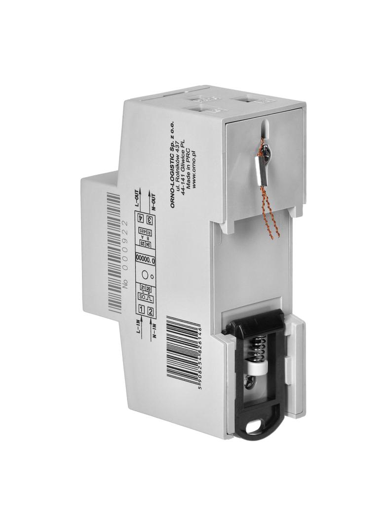 1-fazowy wskaźnik zużycia energii elektrycznej 80A MID dodatkowy wskaźnik wyjście impulsowe prz OR-W